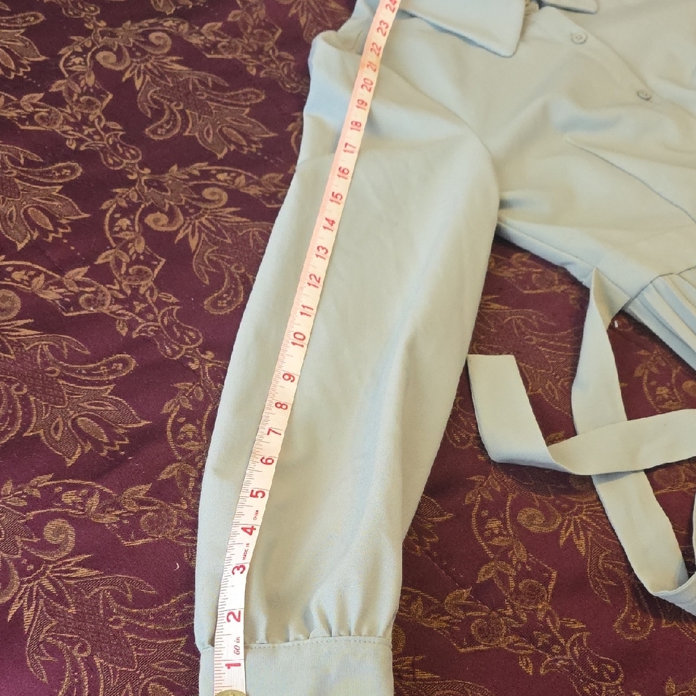 Stylish Green Pleated Dress, Size Small💚 Cute, Like New Condition- Fast Shipper - Picture 7 of 11